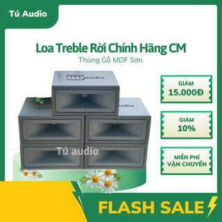Loa treble rời 450 hình vuông và chữ nhật Thùng Gỗ, Loa Siêu Tép Rời, Trợ Lời, Hàng chính hãng