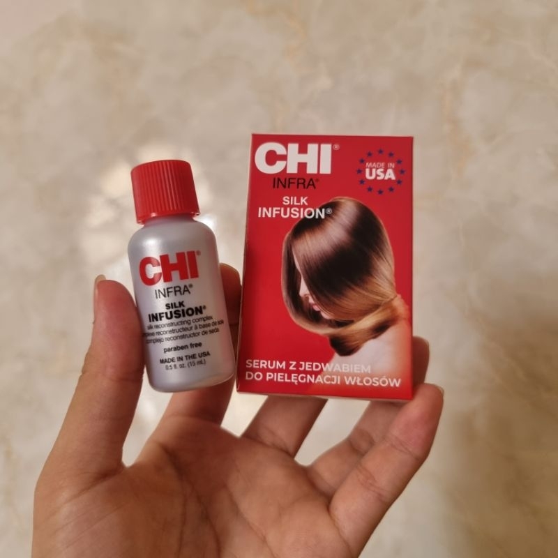 Tinh chất dưỡng tóc CHI Silk Infusion. Tinh dầu, serum dưỡng tóc mềm mượt, óng ả, phục hồi hư tổn 15ml