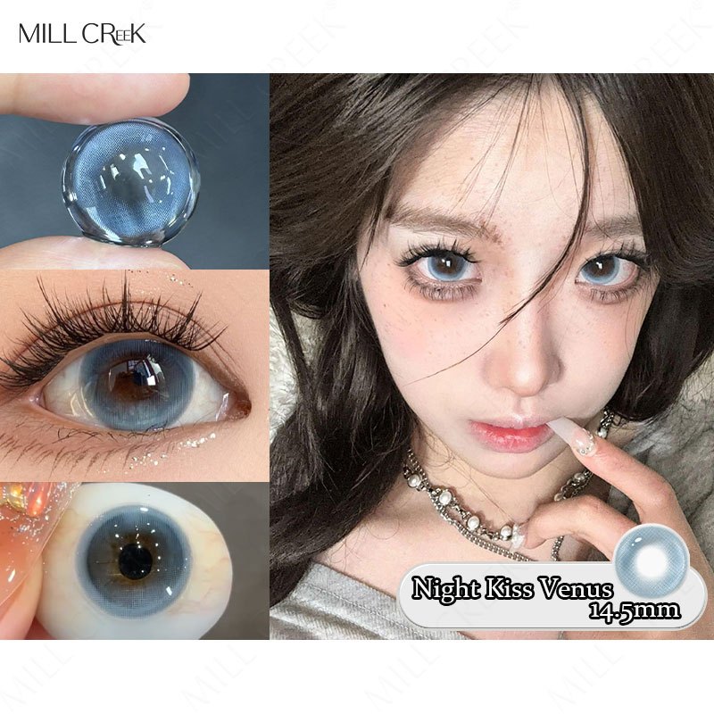 millcreek 1 Cặp 2 Kính Áp Tròng 14.5mm Nhiều Màu Sắc Night Kiss Venus/Sleep Artist