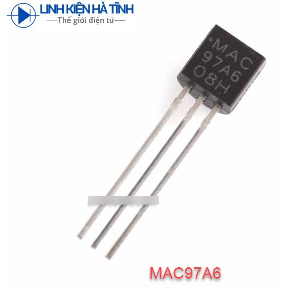 Túi 50 con Triac cắm MAC97A6 97A6 (MAC97A6) TO92 mới -DG4