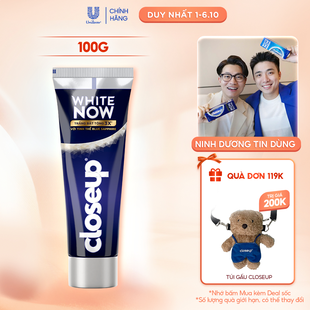Kem đánh răng Closeup White Now 100g