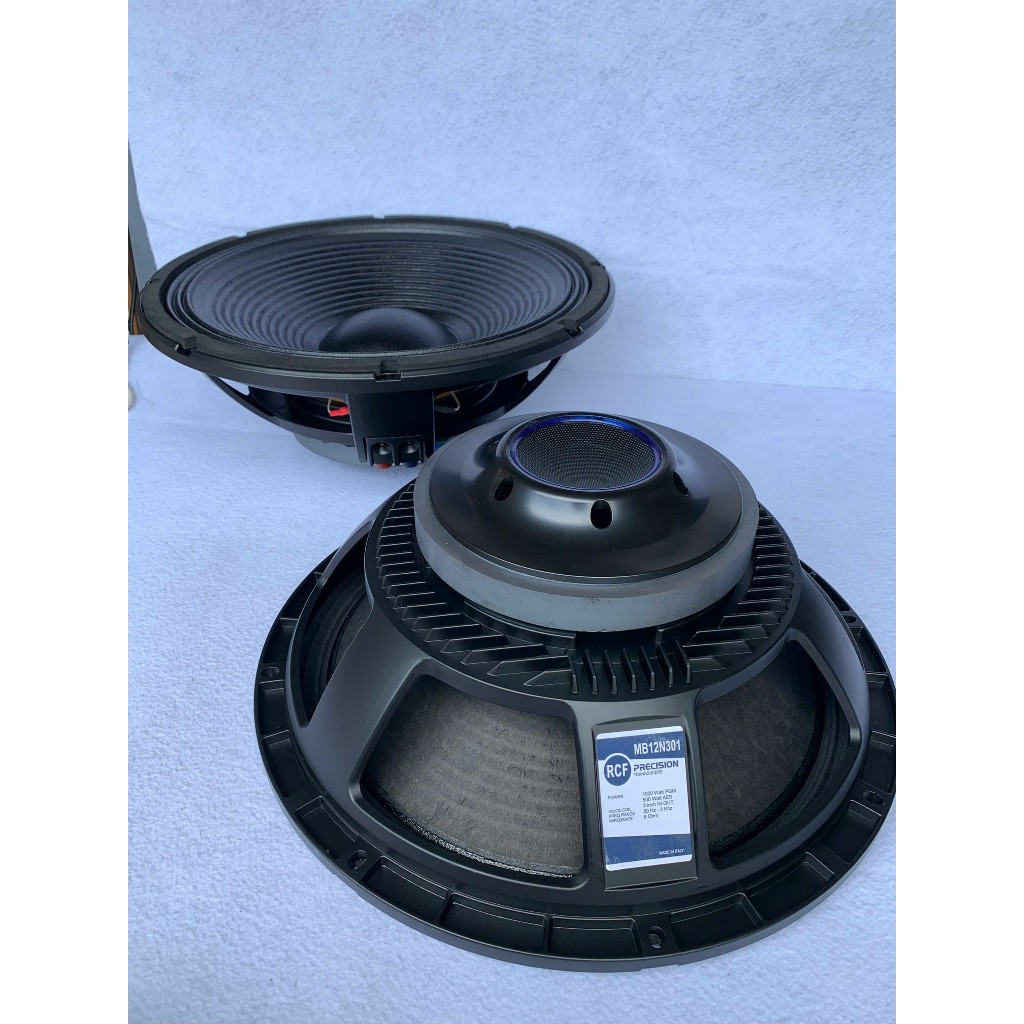 BASS 40 RCF TỪ 190 COIL 76 XƯƠNG NHÔM - GÂN VẢI 2 XẾP - GIÁ HAI LOA 15RCF190