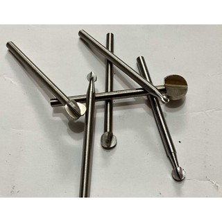 Phá thô cán 3mm (mũi quả đào- Trọn bộ 6 mũi)