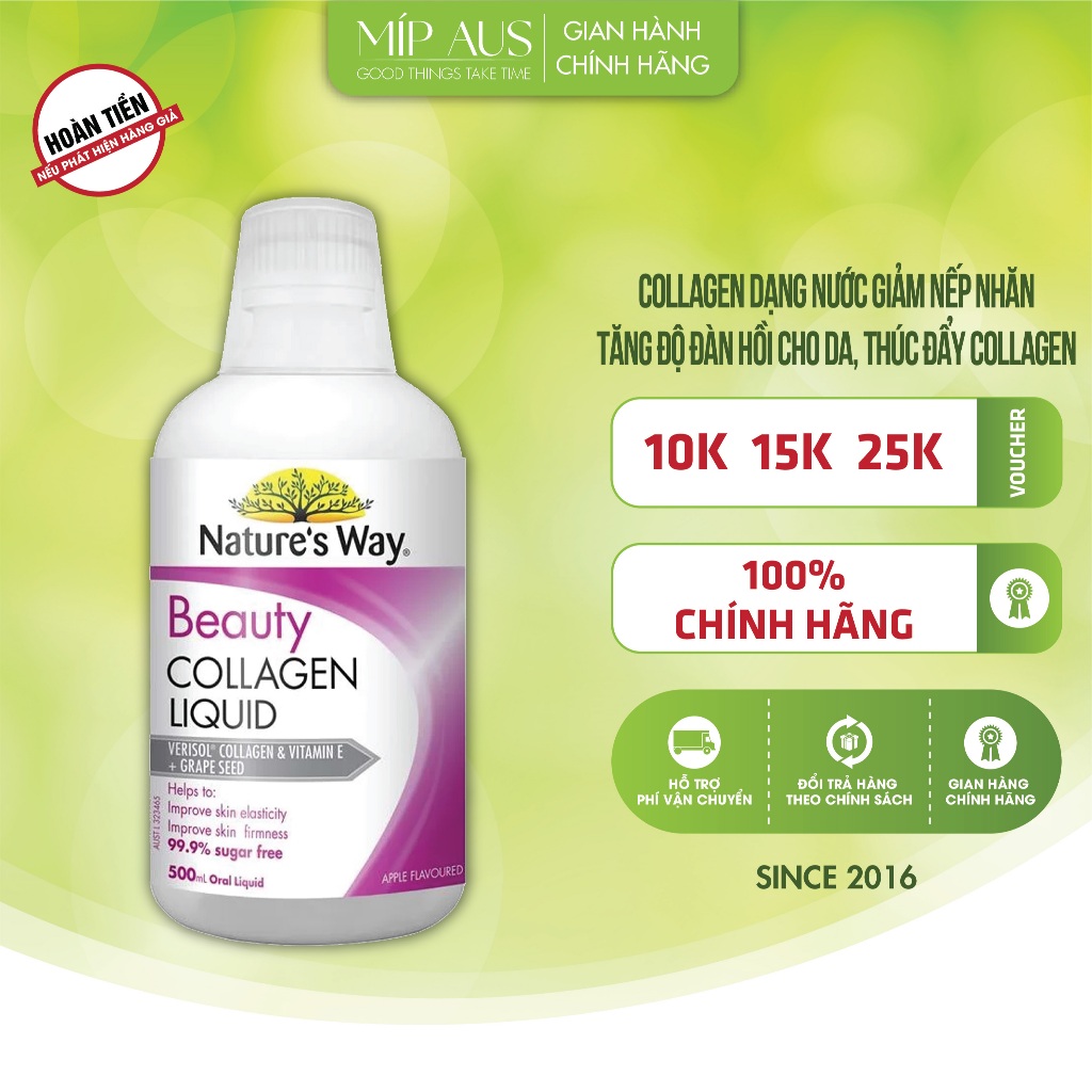 Collagen nước Nature's Way Beauty Collagen Liquid 💎[CHÍNH HÃNG]💎 Nature's Way Beauty Collagen Liquid