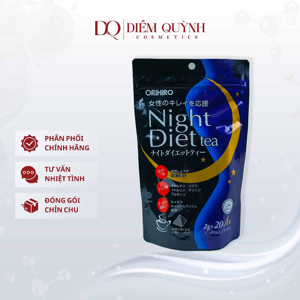 Trà giảm cân Night Diet Tea Orihiro Nhật Bản