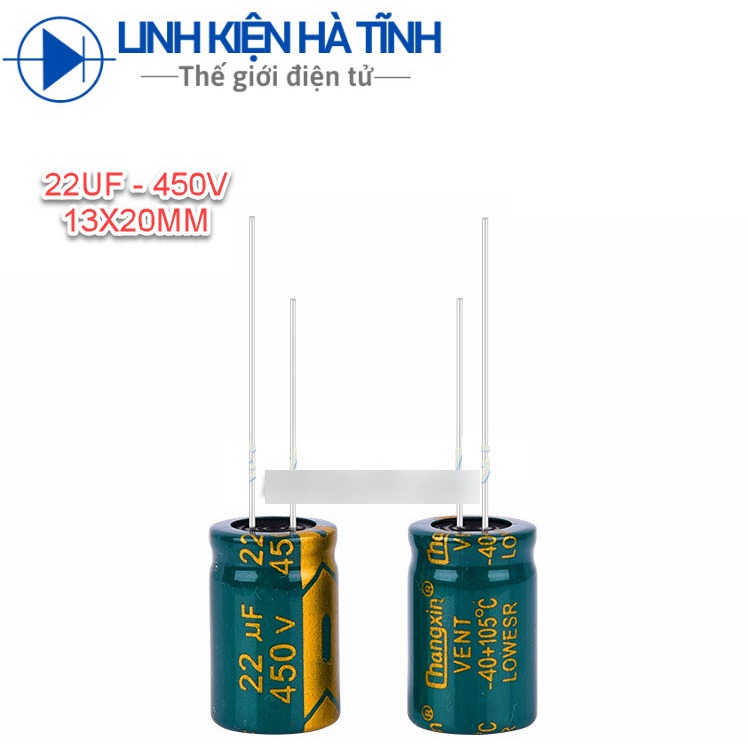 Túi 10 con TỤ HÓA 22UF450V 22UF 450V -CD5