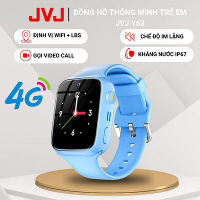Đồng hồ Thông Minh Trẻ Em JVJ Y63, Call Video Lắp Sim Nghe Gọi 2 Chiều Định Vị Chính Xác Kháng Nước