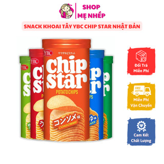  Snack Khoai Tây YBC Chip Star Nội Địa Nhật Giòn Tan 50g 