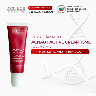 Kem Bôi Mụn Dành Cho Da Mụn Bọc, Mụn Viêm Biotrade Acnaut Active Cream 15ml