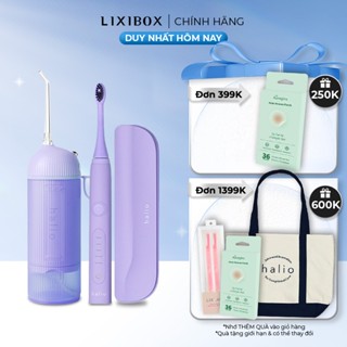 Combo Bàn chải điện và Máy Tăm Nước Halio UltraClean - Periwinkle