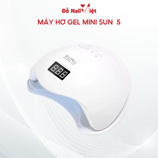 Máy hơ gel nail mini SUN 5 UV LED làm móng tay 48W 24 bóng dùng hơ khô sơn gel - ĐỒ NAIL VIỆT