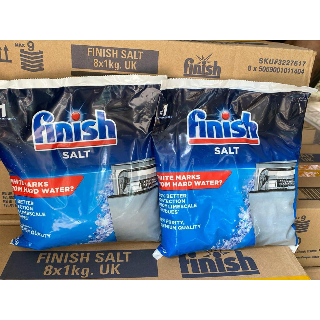 Muối rửa chén bát Finish 1kg mới nhất