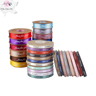 Dây ruy băng lụa Just For You nhiều màu gói hoa buộc quà bản 2.5cm và 1cm