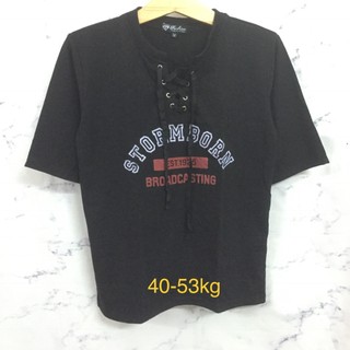 (40-55kg) Áo tay lỡ choker nữ. drap gối codipa