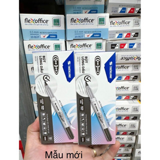 Hộp 10chiếc bút lông dầu 2 đầu PM 04 mực xanh/đen/đỏ loại rẻ, bút lông bảng, bút dạ kính pm04
