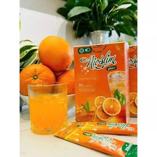Siro Giảm Cân Nio Slim Plus Chính Hãng Hộp 15 gói giảm cân tặng detox rau củ