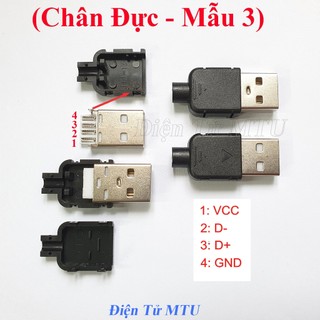 Đế ra chân cổng USB Đực - Cái (USB DIP)