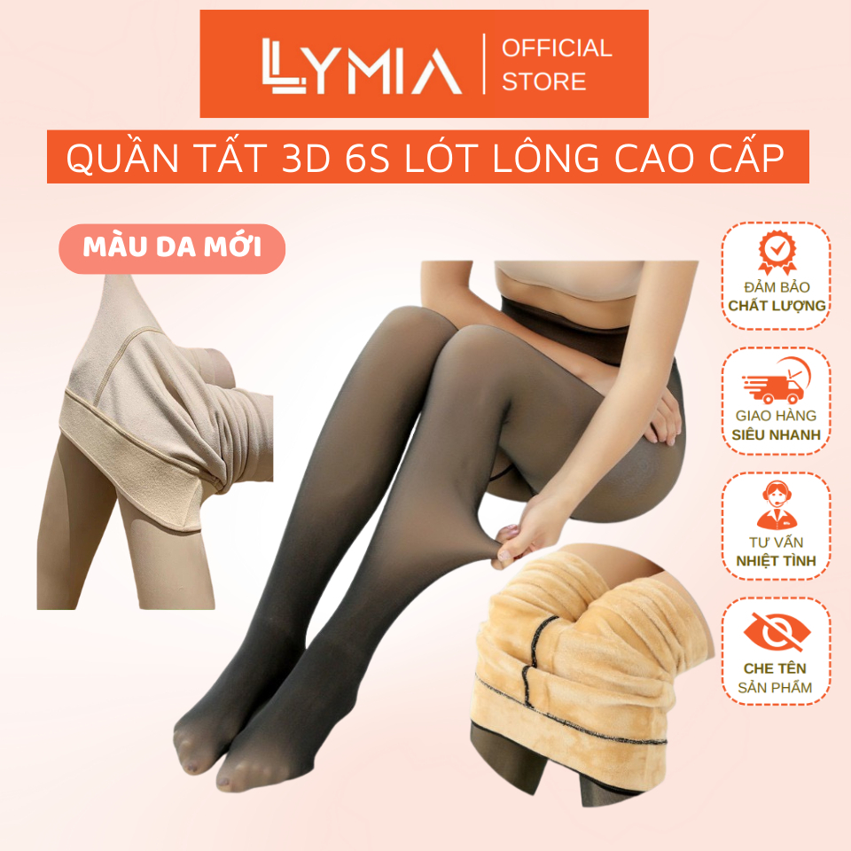 Quần tất nữ lót lông giữ nhiệt 3D 6S siêu dày đẹp siêu ấm QT02