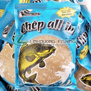  Mồi câu Chép All in Thành Phát  1kg  kèm tinh mùi - chuyên chép tự nhiên chép dịch vụ siêu hút cá 