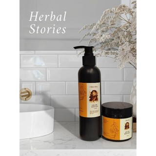 [Herbal Stories] Combo Dầu gội và Dầu xả beer dừa