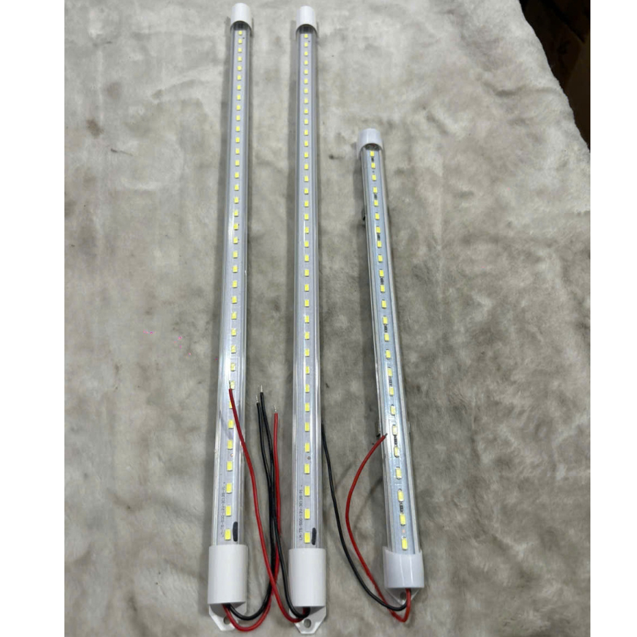 Đèn tuýp trần cabin ô tô,  đèn led trần xe (cabin xe) , thùng xe dài 33cm - 50cm điện 12v và 24v