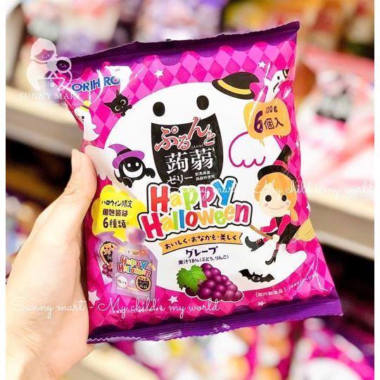 Thạch trái cây Orihiro các vị (gói 120g - 6 viên)