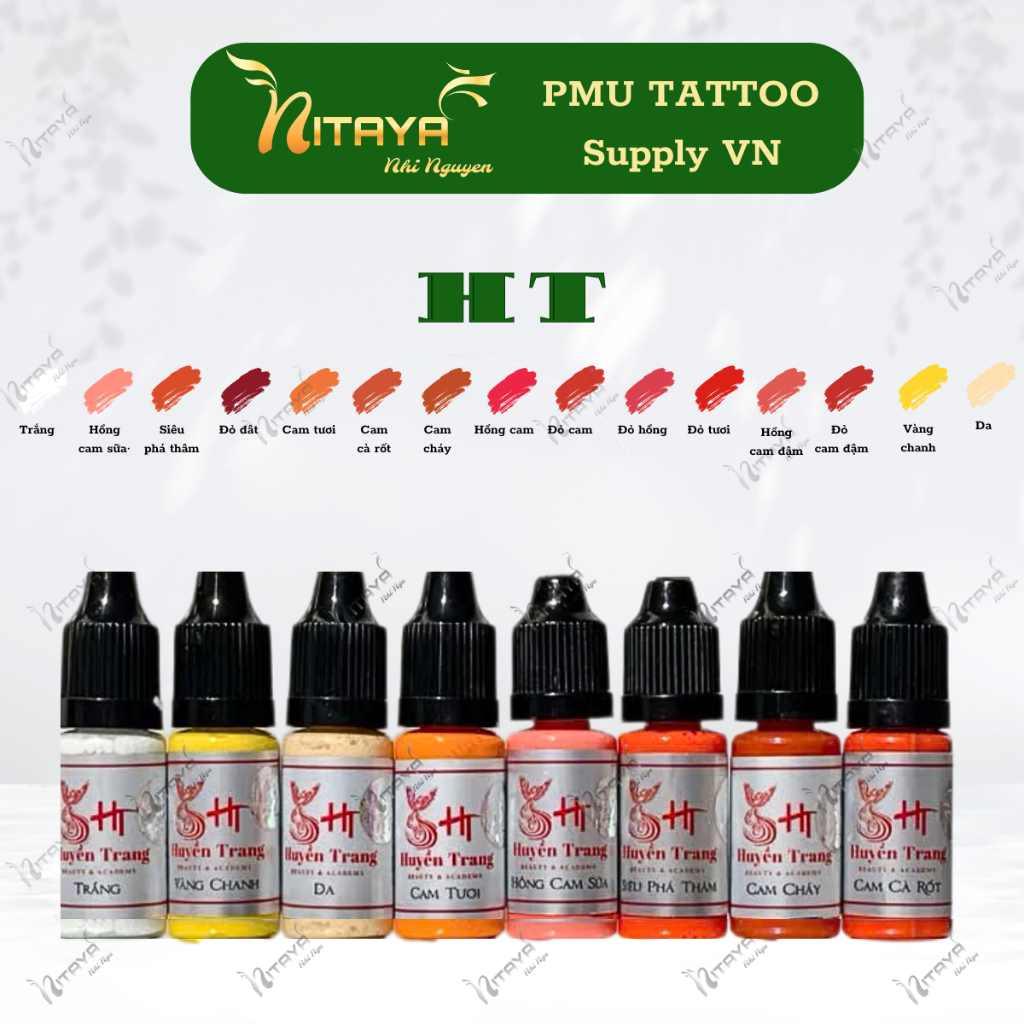 Mực phun môi bong đậm HT 12ml