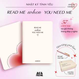 Nhật ký tình yêu "READ ME WHEN YOU NEED ME 2"- Scrapbook Handmade, Sổ tay DIY hành trình cho cặp đôi