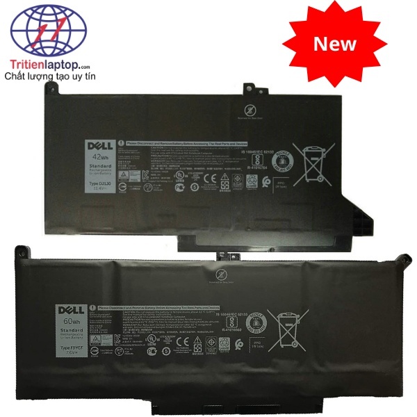 Pin Laptop Dell Latitude 7480 E7480 7380 E7380 7280 E7280 DJ1J0 F3YGT