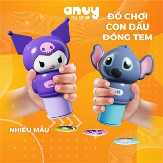 Con dấu sticker đồ chơi đóng dấu hình dán cho bé Kuromi Khủng long