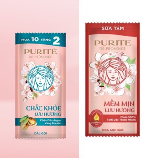 Dây Dầu Gội và Sữa Tắm Purite Hoa Anh Đào 11 gói