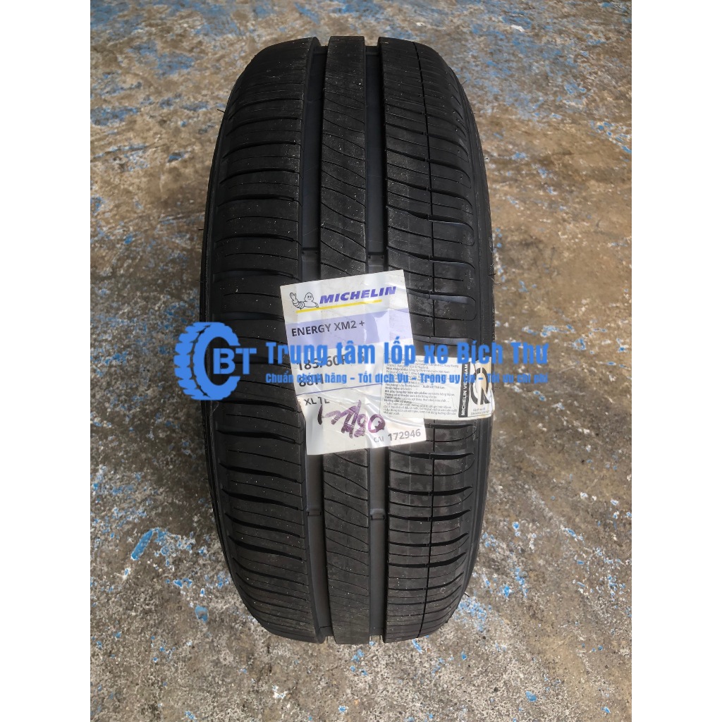 Lốp Michelin 185/60R15 XM2+ Cửa Hàng Lốp Bích Thư, Lốp Xe Tiết Kiệm Nhiên Liệu Tuổi Thọ Bền Bỉ