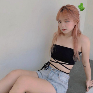 Áo Ống Dây Cột Eo Siêu Hot Phối Nhiều Kiểu Cá Tính
