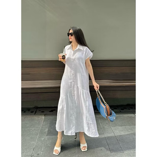 ĐẦM SƠ MI SUÔNG LINEN