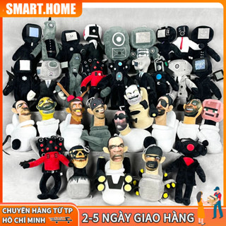 【Free ship Gấu Bông Đồ Chơi Toilet Titan Cameraman v2 TV Man Speakerman Clock man Drill Man thú bông bồn cầu vui nhộn