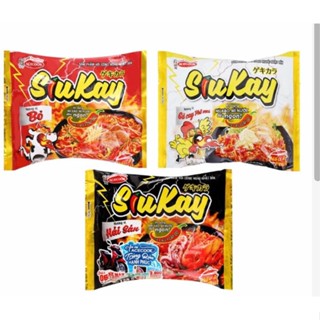 Mì Siêu Cay hải sản bò siukay cấp đôh 7 của acecook128g mì và phở acecook siukay mì trộn mì xào nước