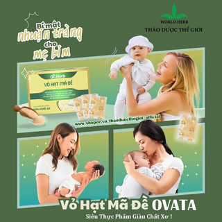 [Chính hãng] Vỏ Hạt Mã Đề Ovata - Psyllium Husk 98gr (14 gói x 7g)