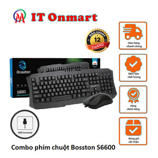 Bộ bàn phím chuột có dây hiệu Bosston cổng Usb keyboard văn phòng D5300 S6600 X7 X7S  DY- 801D