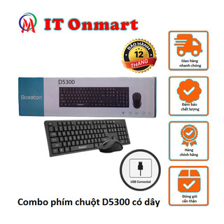 Bộ bàn phím chuột có dây hiệu Bosston cổng Usb keyboard văn phòng D5300 S6600 X7 X7S  DY- 801D