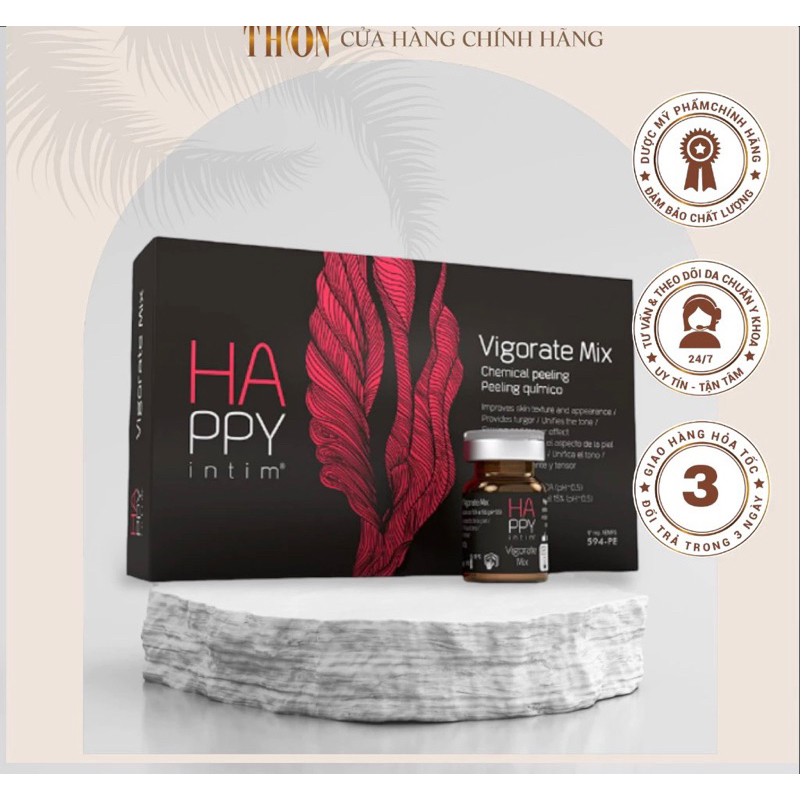 [Hàng cty] Skintech Happy intim Vigorate Peel TCA trẻ hóa, mờ thâm trắng sáng vùng kín, nách, bẹn, m