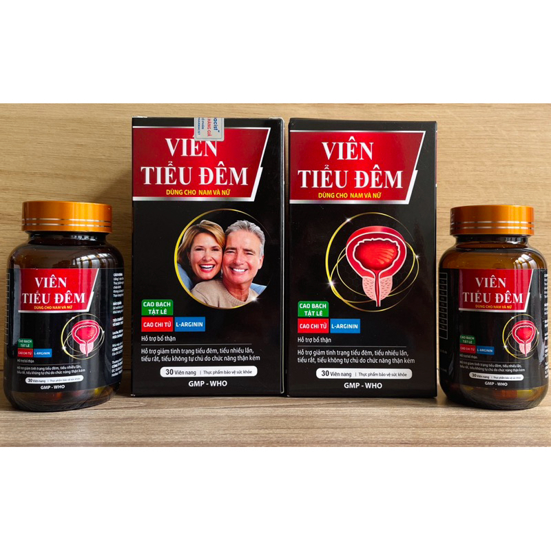 VIÊN UỐNG GIẢM TIỂU ĐÊM. TIỂU RẮT, TIỂU NHIỀU LẦN KHÔNG TỰ CHỦ. LỌ 30 VIÊN