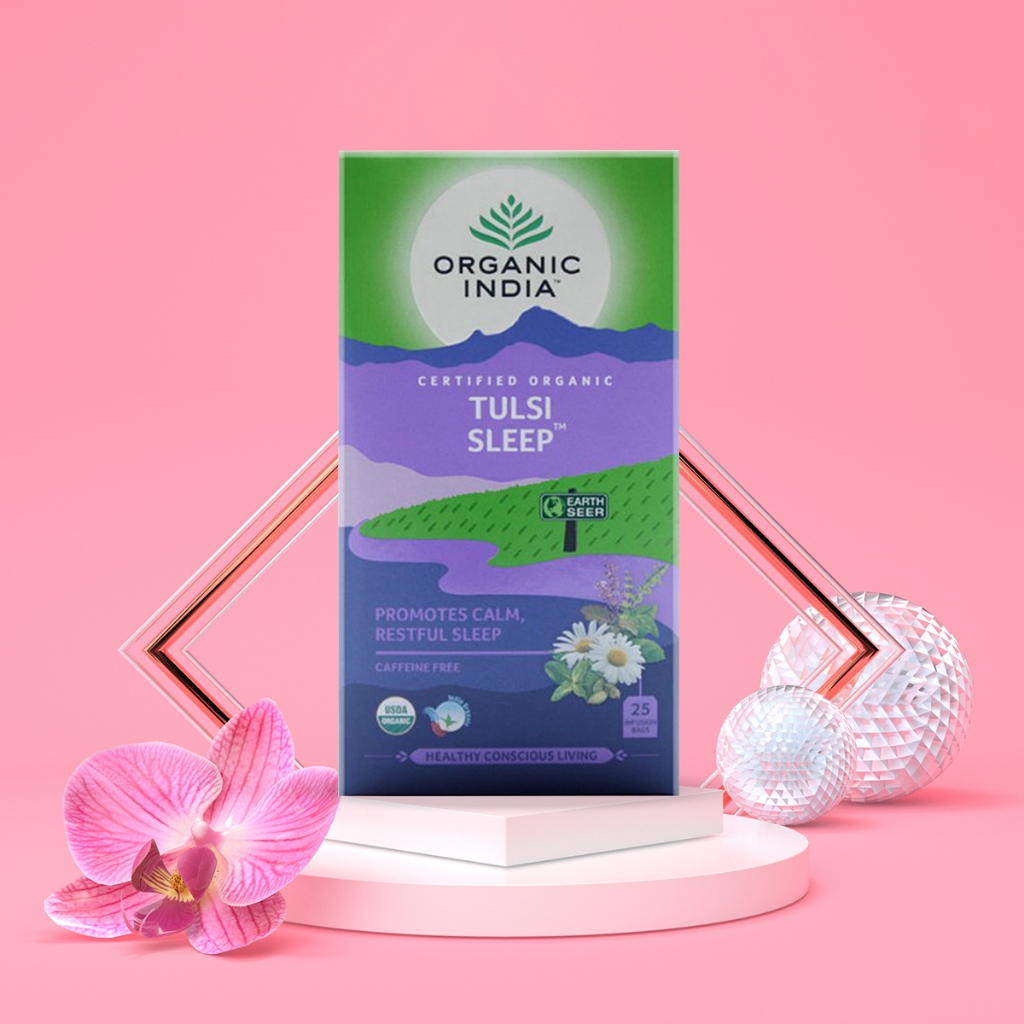 [ORGANIC INDIA] TRÀ THẢO MỘC GIÚP GIẢM CHỨNG MẤT NGỦ, CẢI THIỆN TIÊU HÓA VÀ THẢI ĐỘC, TĂNG CƯỜNG MIỄ