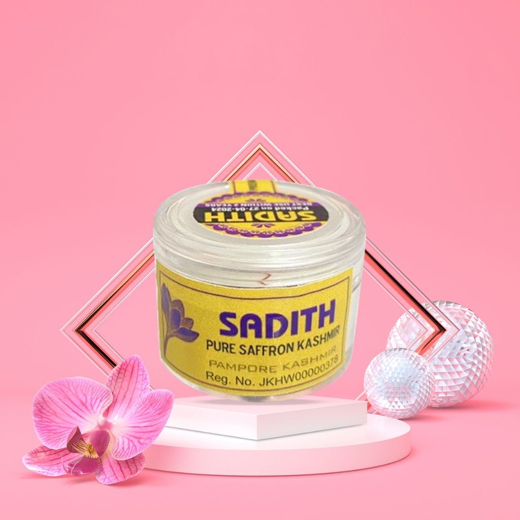 [SADITH] NHỤY HOA NGHỆ TÂY SADITH PURE SAFFRON KASHMIR (1G)