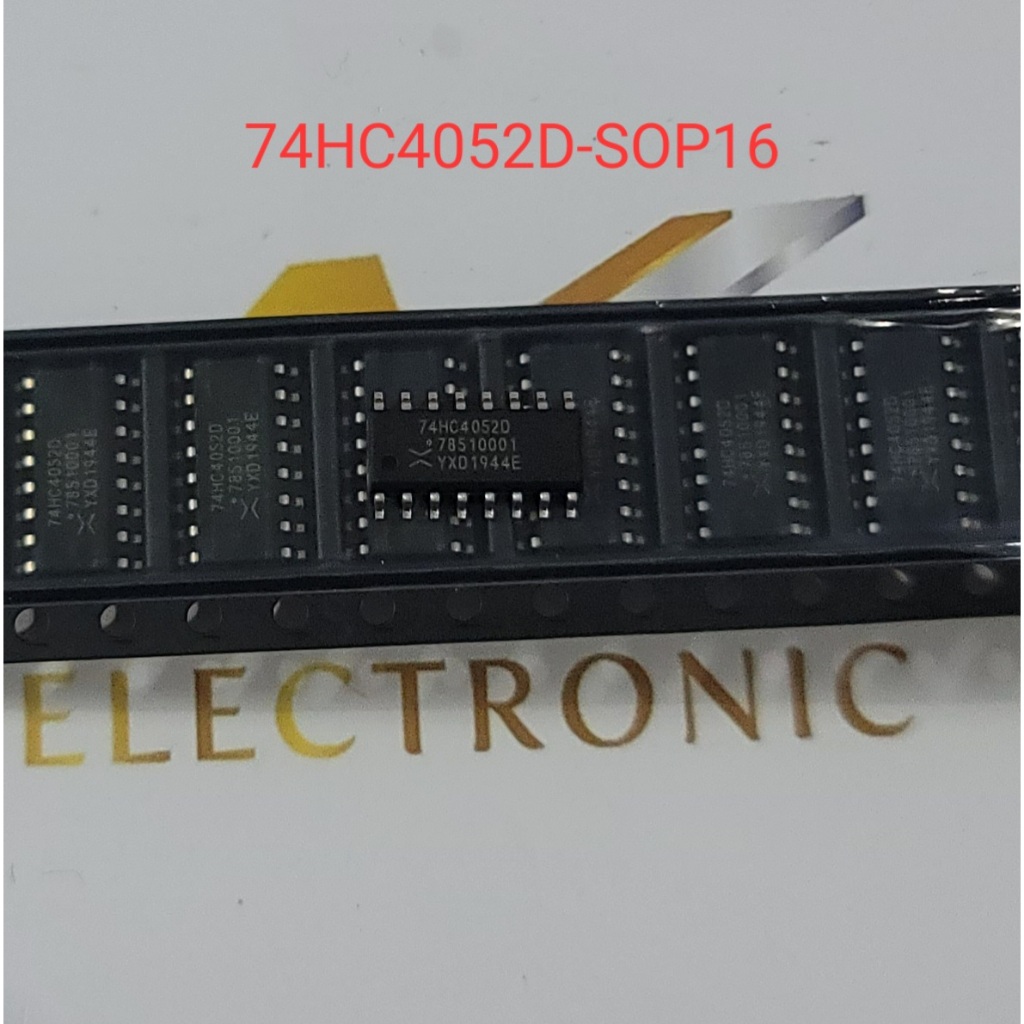 74HC4052D 74HC4052 SOP 16 Kênh NXP nhập khẩu bản gốc (con)