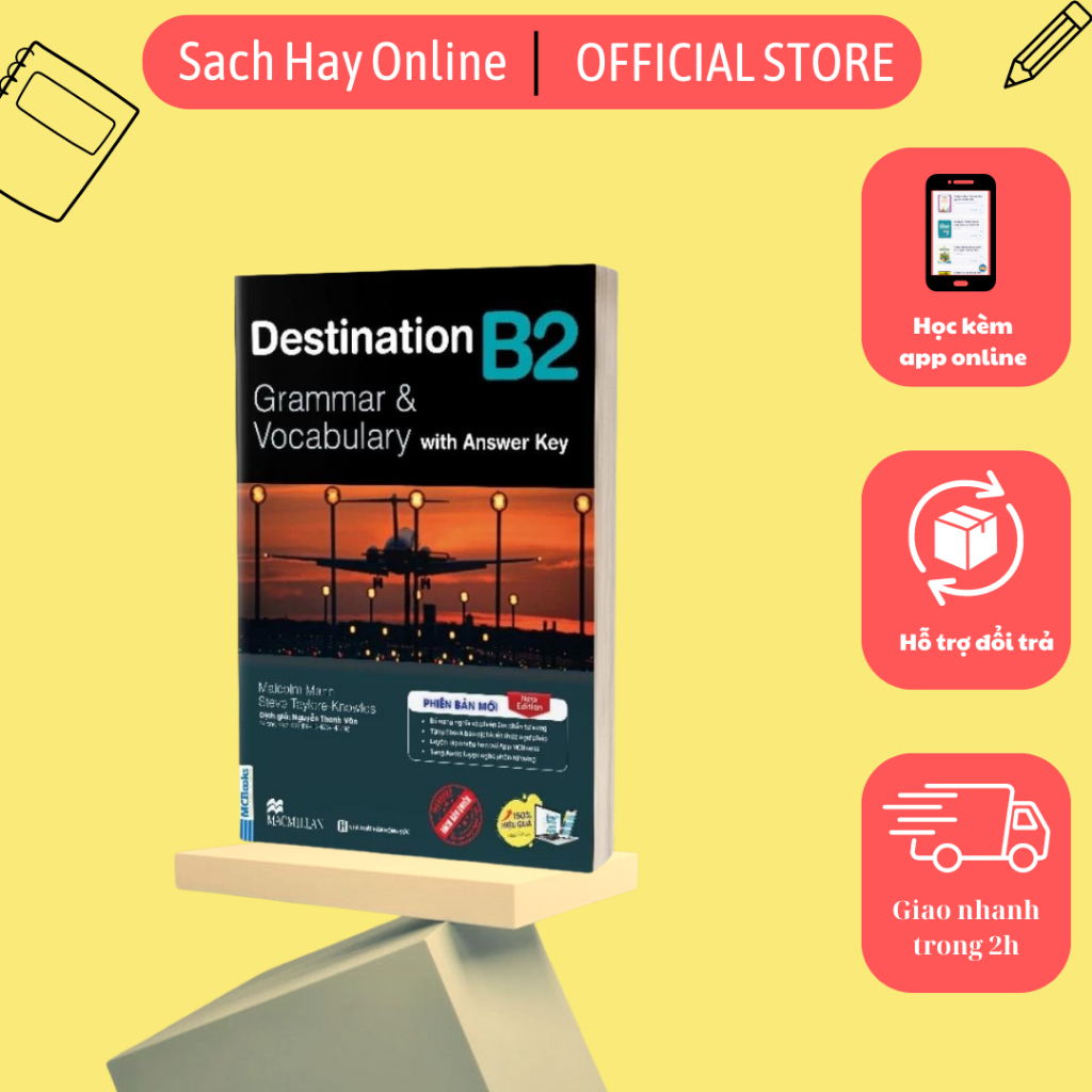 Sách - Destination B2 Grammar and Vocabulary (Kèm Đáp Án)Tặng Audio và bài tập thực hành MCBooks