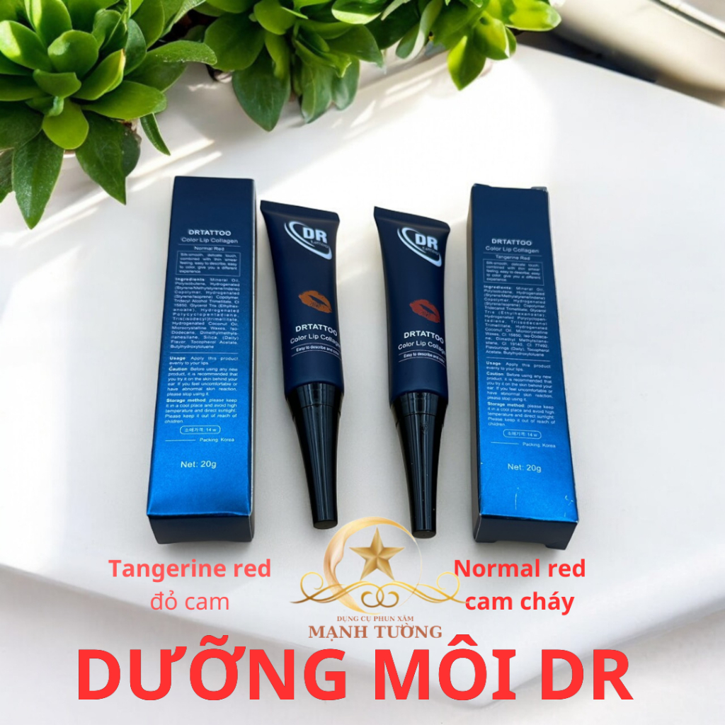 Dưỡng kích màu môi DR hòa tan hạt mực