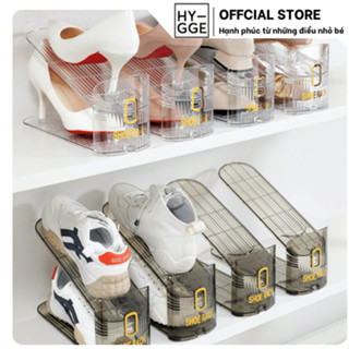 Kệ Để Giày Dép Tuỳ Chỉnh Độ Cao Xếp Gọn Tiết Kiệm Diện Tích Giá Đỡ Giày Nhựa Hygge 1 Tầng Nhỏ Gọn