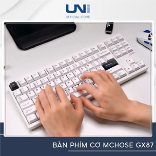 ( SẴN GIAO - NEW VERSION ) - MCHOSE GX87 Aluminum Mechanical Keyboard - Bàn Phím Cơ MCHOSE GX87 - UNI OFFICIAL STORE