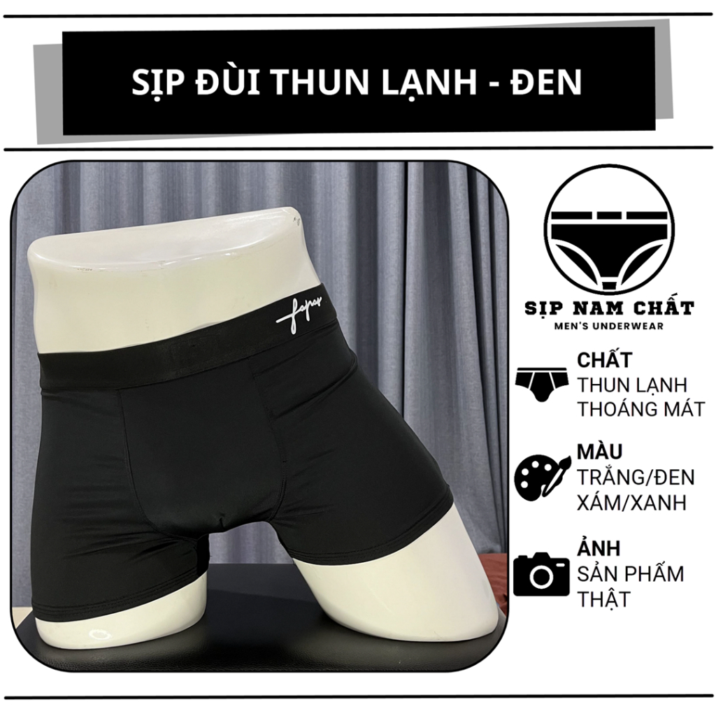 [Hàng xịn]- 3 Quần Sịp Boxer man vải thun lạnh MỀM MỊN MÁT