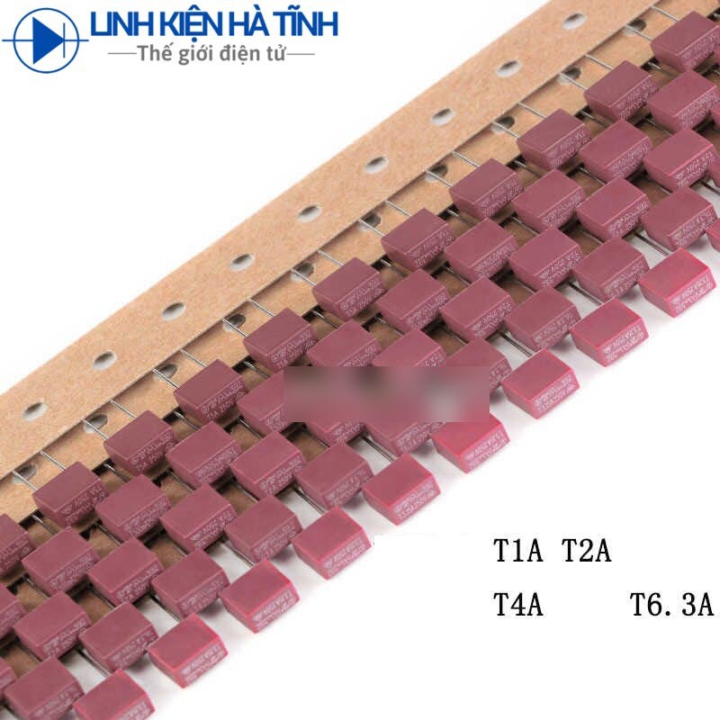 Túi 20 cái Cầu chì vuông 250V cầu chì T2A 2A